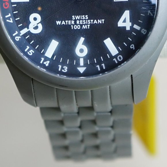 Invicta Black/Matte-Gray Steel Watch+NEW BATTERIES - Picture 11 of 14